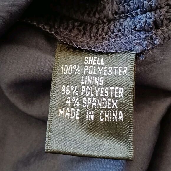 Adrianna Papell Dress Size 8 Navy Blue Lace Overlay Sheath Elbow Sleeves NEW - Picture 10 of 12